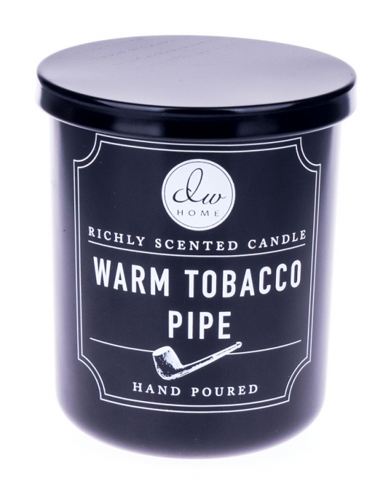 DW Home Vonná svíčka ve skle Tabák - Warm Tobacco Pipe, 4oz