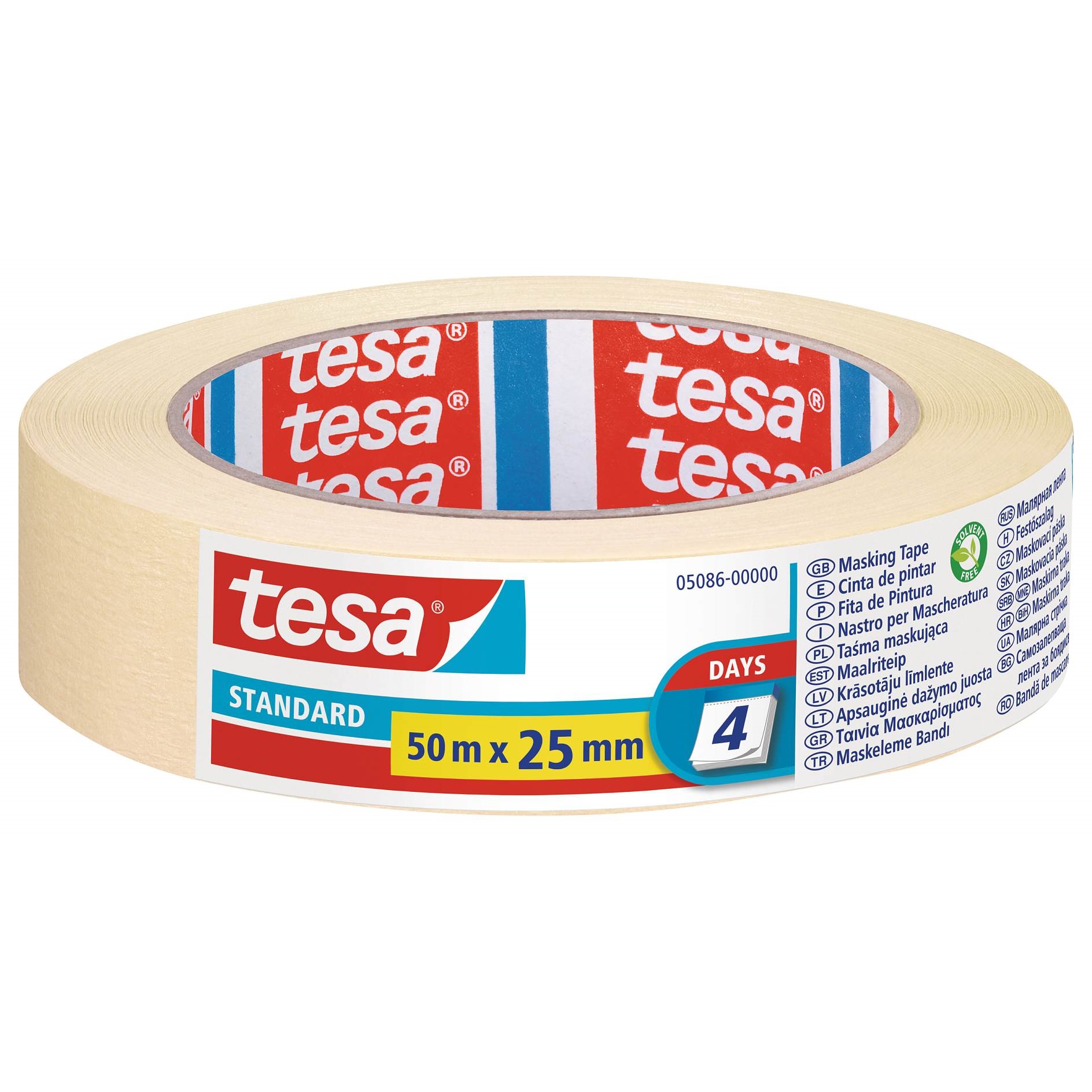 Maskovací páska Tesa Standard 5086, 25 mm x 50 m