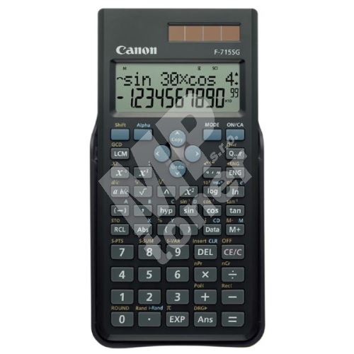 Kalkulačka Canon F-715SG, černá, školní, dvanáctimístná 1