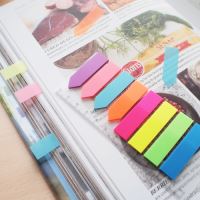 Plastové samolepicí záložky Stick n neonové barvy s pravítkem, šipky, 45 x 12 mm 3 (3)