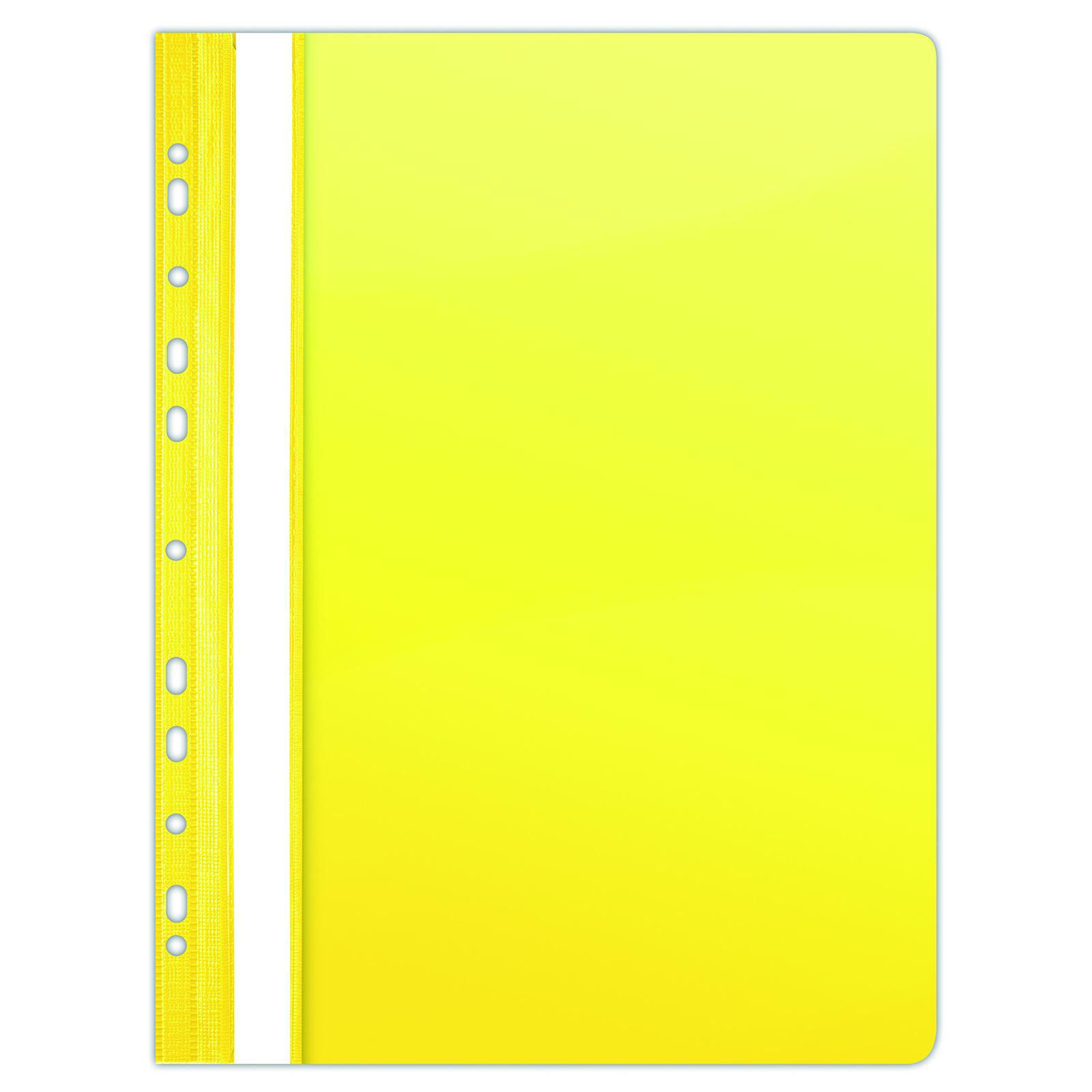 Rychlovazač Donau PVC A4, euroděrování, 150/160 mic, žlutý