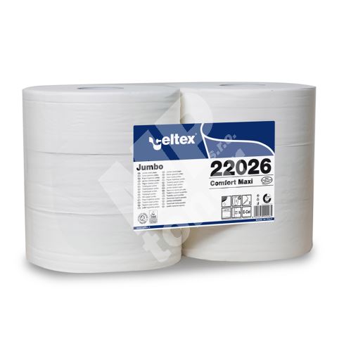 Toaletní papír Celtex 22026 Jumbo Comfort Maxi 265, 2 vrstvy, bílá 1