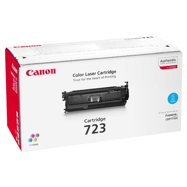 Toner Canon CRG-723C, LBP-7750Cdn, 2643B002, cyan, originál