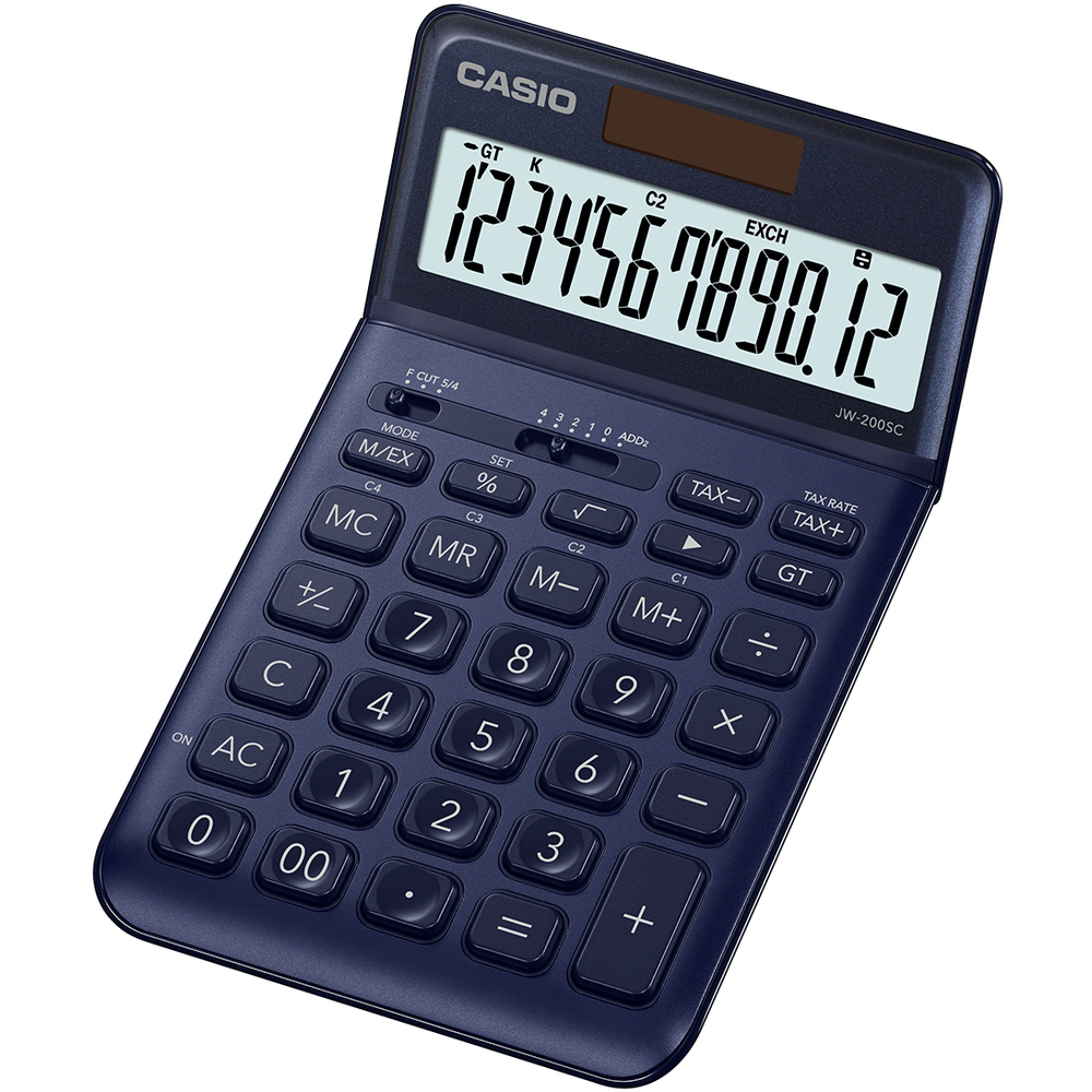 Kalkulačka Casio JW 200SC NY, modrá