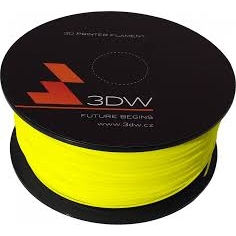 Tisková struna 3DW (filament) PLA, 2,9mm, 1kg, žlutá, 195-225°C