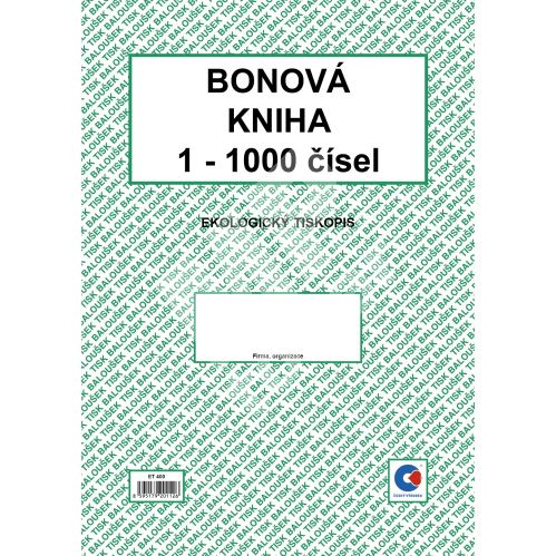 Bonová kniha A4 ET400 1