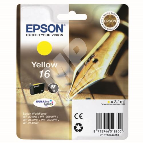 Cartridge Epson C13T16244012, yellow, originál 1