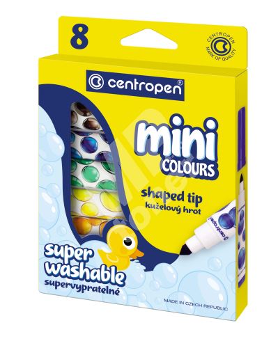 Centropen 8070 mini colours sada 8 barev 1
