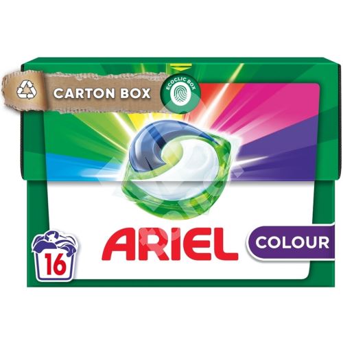 Ariel All-in-1 Pods Color gelové kapsle na barevné prádlo 16 kusů 1