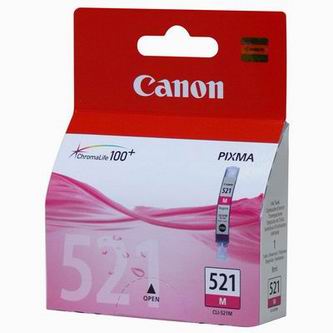 Inkoustová cartridge Canon CLI-521M, magenta, originál