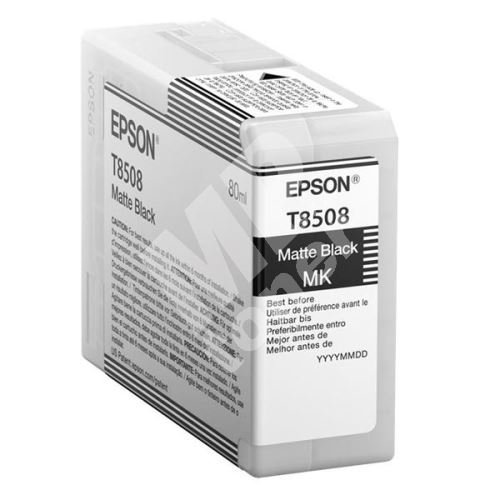 Cartridge Epson C13T850800, matte black, originál 1
