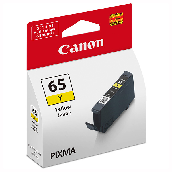 Inkoustová cartridge Canon CLI-65Y, Pixma Pro-200, 4218C001, yellow, originál