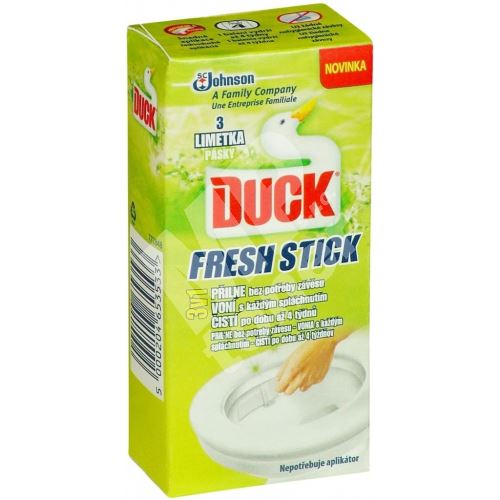 Duck Fresh Stick Limetka 3x gelové pásky do Wc mísy 27 g 1