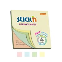 Samolepicí bloček Stick n Alternate pastelové barvy, 76x76mm 4 (3)