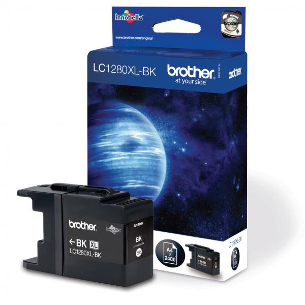 Inkoustová cartridge Brother LC-1280XLBK, MFC-J6910DW, black, high capacity, originál