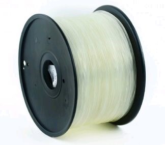 Tisková struna Gembird (filament) ABS, 1,75mm, 1kg, transparent