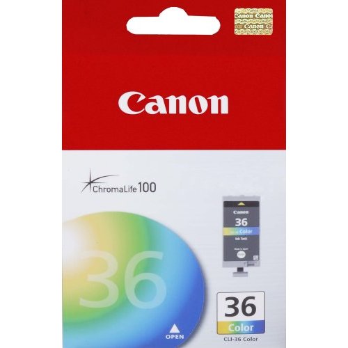 Inkoustová cartridge Canon CLI-36, Pixma Mini 260, color, 1511B001, originál