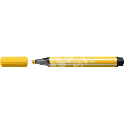 Fix Stabilo Pen 68 MAX, 1-5 mm, žlutá 1