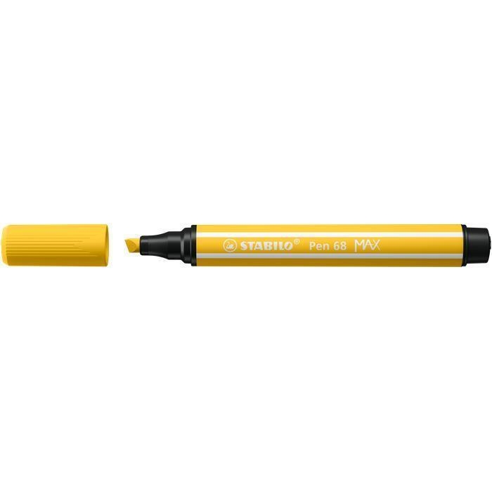 Fix Stabilo Pen 68 MAX, 1-5 mm, žlutá
