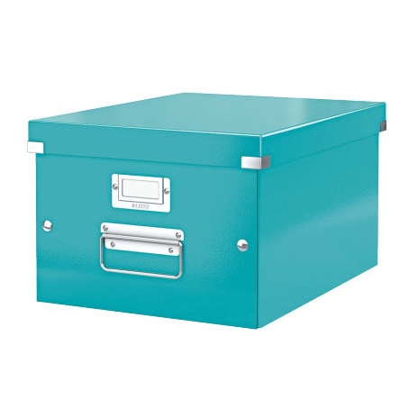 Úložná krabice Leitz Click & Store WOW (A4), ledově modrá