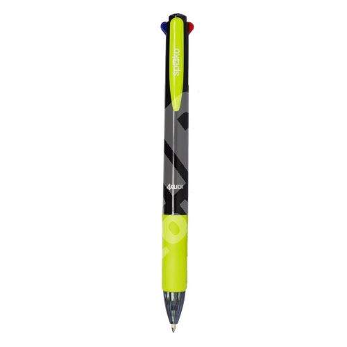 Spoko kuličkové pero 4 CLICK, 4barevné, černé 1