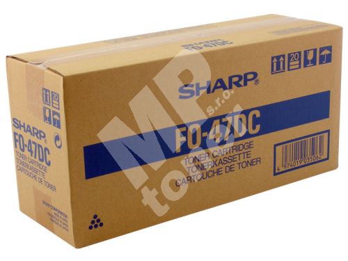 Toner Sharp FO47DC, black, originál 1