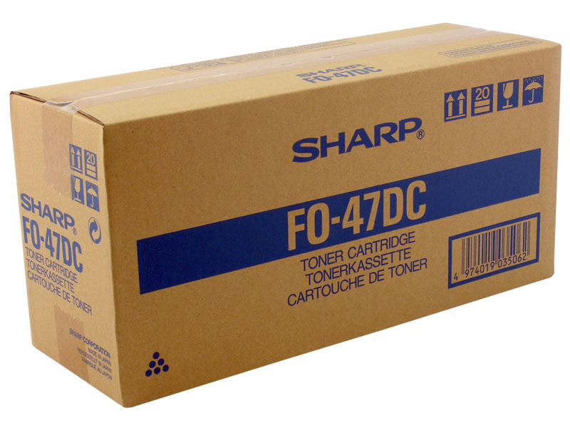 Toner Sharp FO47DC, FO47DC, FO4700, FO5700, black, originál