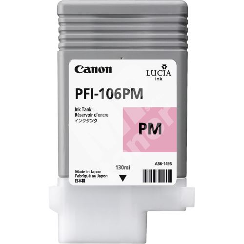 Cartridge Canon PFI-106PM, photo magenta, originál 1