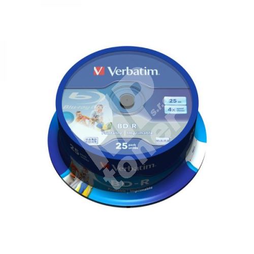 Verbatim 25GB BD-R, spindle, 43761, 4x, 25-pack 1