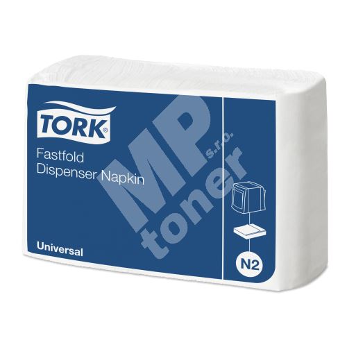 Tork Fastfold ubrousky do zásobníku, 1vrstvé, bílé, N2 1