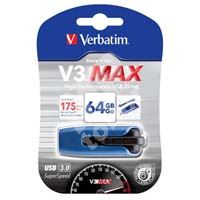 Verbatim 64GB, USB flash disk, 3.0/2.0, Store n Go V3 MAX, 49807, modrá 1