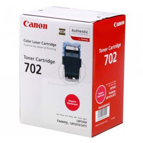 Toner Canon CRG-702, LBP 5960, červená, 9643A004, CRG702, originál