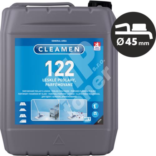 Cleamen 122 prostředek na podlahy s leskem kanystr | 5 lt 1