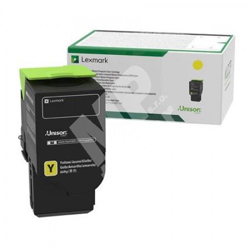 Toner Lexmark 78C2XYE, yellow, originál 1