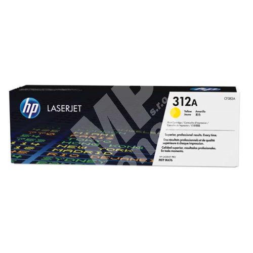 Toner HP CF382A, 312A, yellow, originál 1
