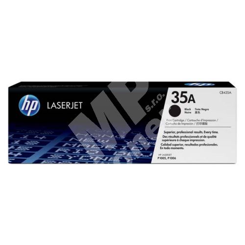 Toner HP CB435A, black, 35A, originál 2