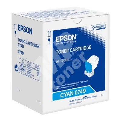 Toner Epson C13S050749, cyan, originál 1