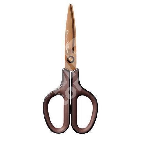 Nůžky Plus Fitcut Curve Premium, univerzální, 17,5 cm, bronz 1