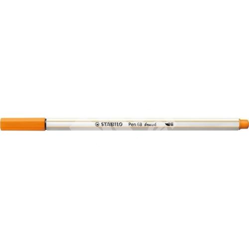 Štětcový fix Stabilo Pen 68 brush, oranžová 1