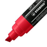 STABILO FREE Acrylic akrylový popisovač T800C Klínový hrot 4-10 mm - karmínový 2 (1)