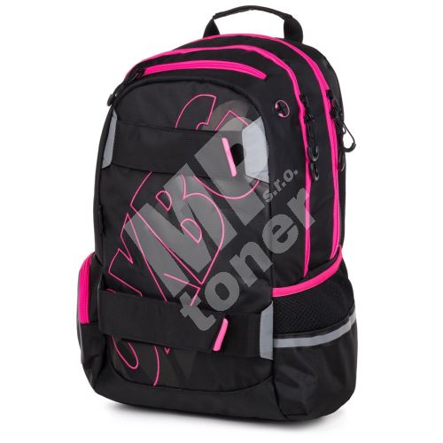 Studentský batoh Oxy Sport Black Line, Pink 1