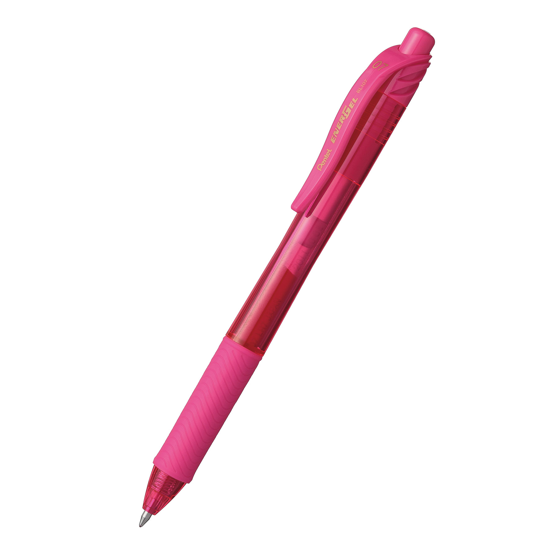 Kuličkové pero Pentel EnerGel BL107, 0,7mm, růžové