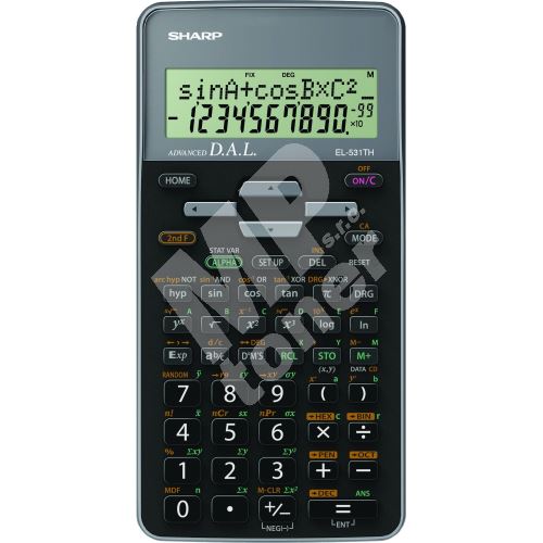 Kalkulačka Sharp EL-531THGY, šedá 1