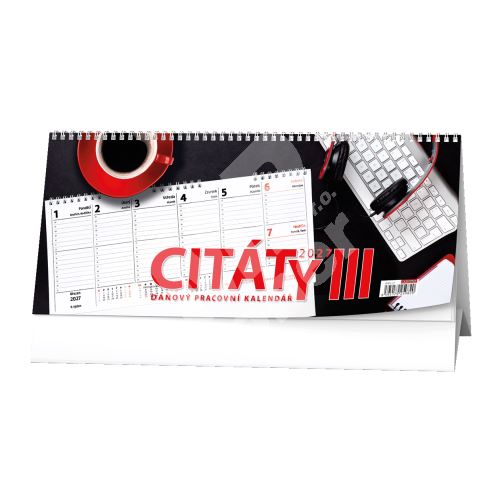Stolní kalendář - Pracovní kalendář CITÁTY III 1