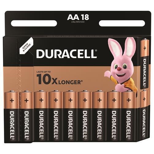Baterie Duracell Basic, AA, 18 ks