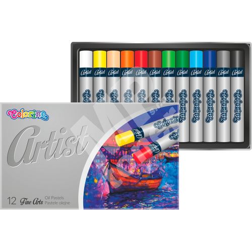 Colorino Artist olejové pastely, kulaté, 12 barev 1
