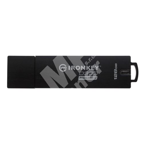 128GB Kingston IronKey Managed D300SM, USB flash disk 3.0, černá 1