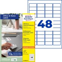 Samolepící etikety 45,7 x 21,2 mm, 10 listů A4 L4736REV-10