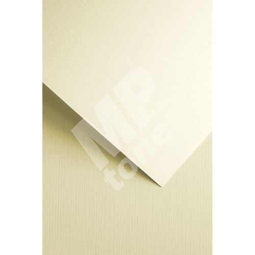 Ozdobný papír A3 Plátno ivory 250g, 50ks 1