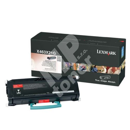 Toner Lexmark X463 X463X21G, originál 1